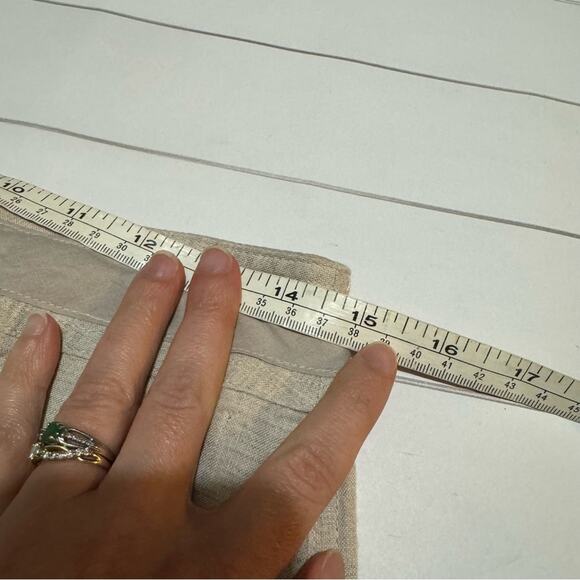 Talbots Cream Linen Knee Length Pencil Skirt Women’s Size 2 - Picture 3 of 4